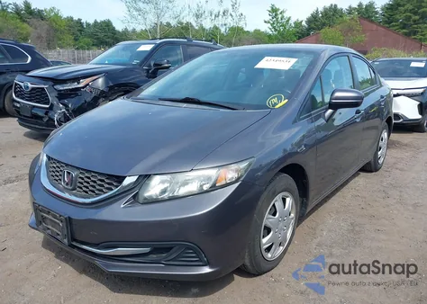 2014 Honda Civic Lx из США, поврежденный, VIN 19XFB2F54EE243621